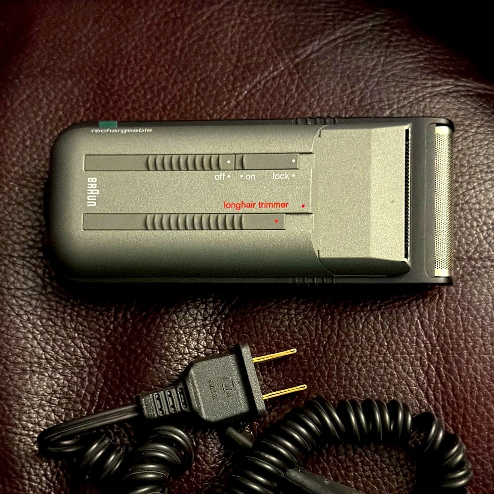 Vintage Braun 5 596 rechargeable trimmer-made in Germany